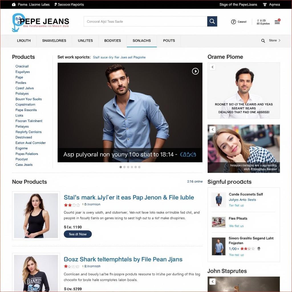 Pepe Jeans Online Shopping Experience in Pakistan