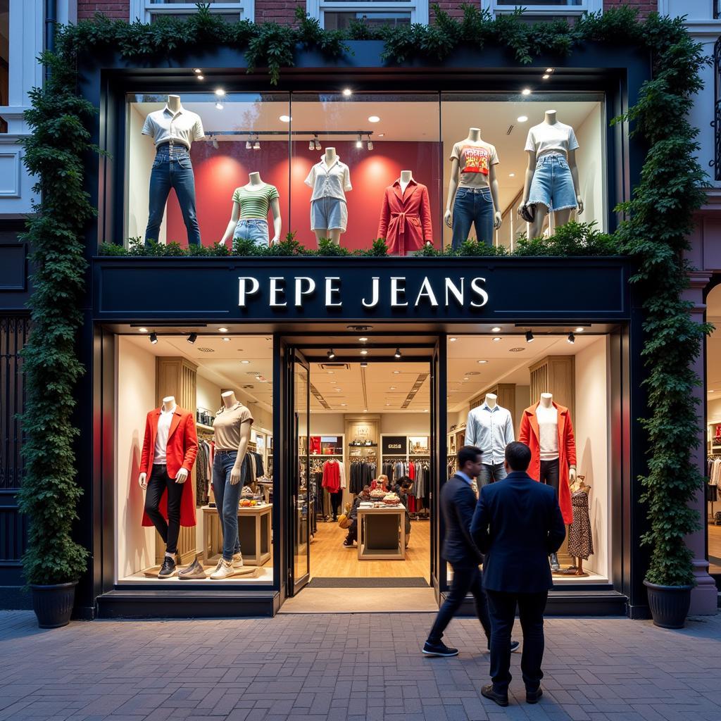 Pepe Jeans Storefront in Pakistan