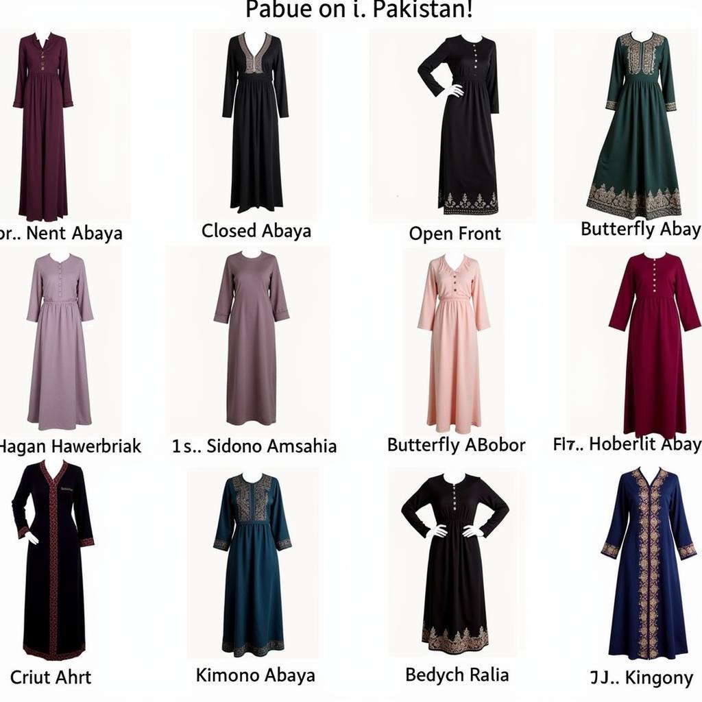 Popular Abaya Styles in Pakistan