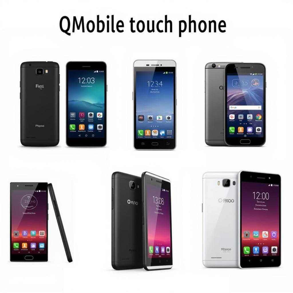 Popular QMobile touch phone models in Pakistan