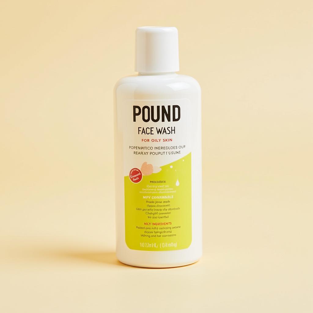 Pound Face Wash for Oily Skin