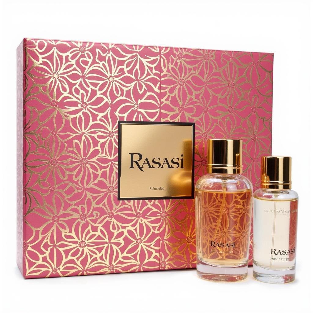 A Rasasi perfume gift set in Pakistan.