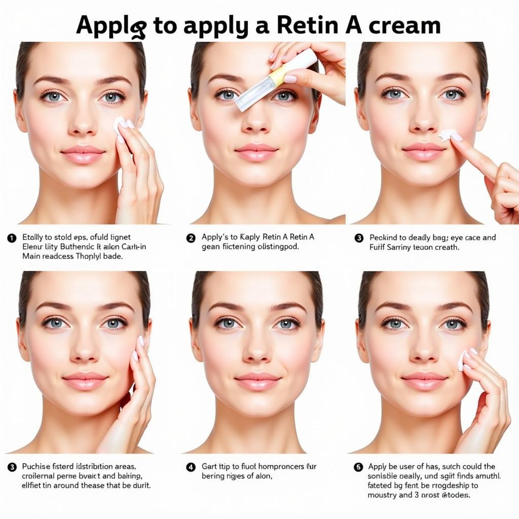 Correct application of Retin A cream