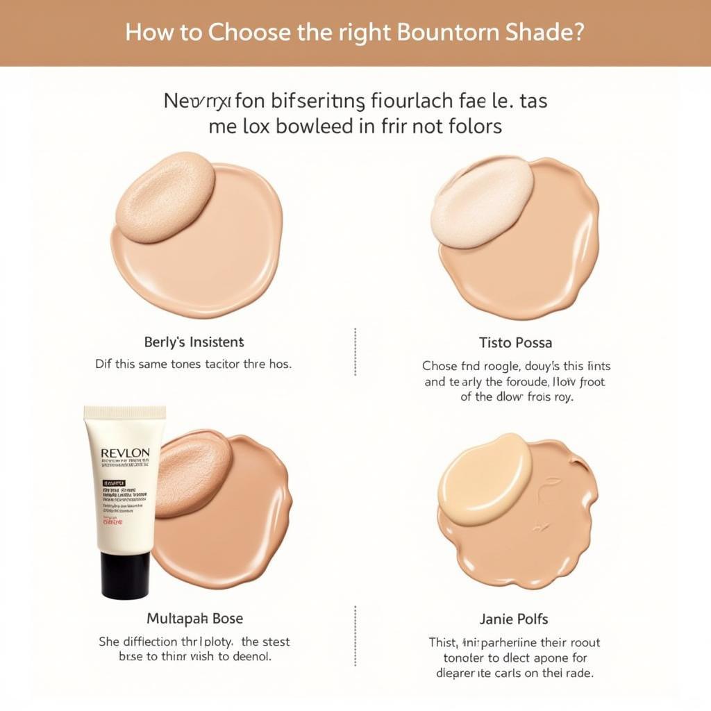 Revlon Foundation Shade Matching Tips