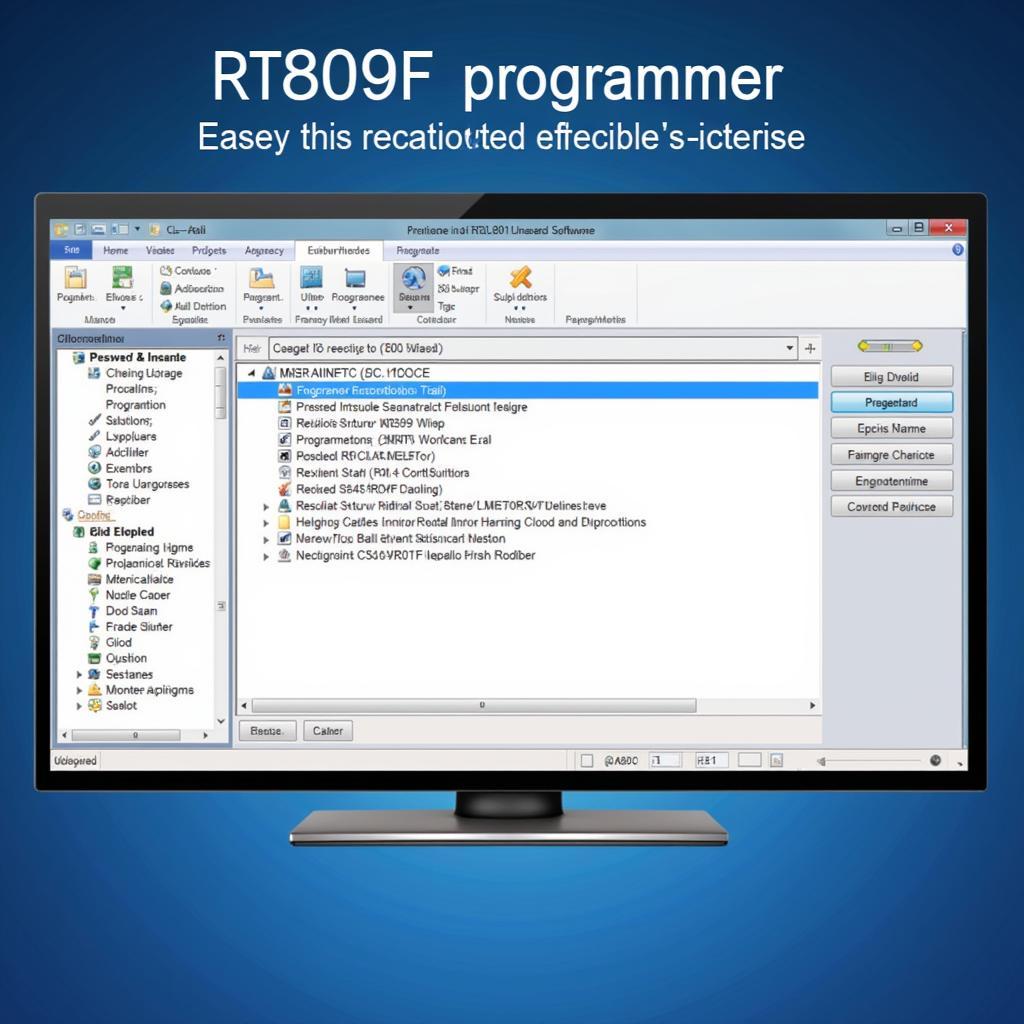 RT809F Programmer Software Interface