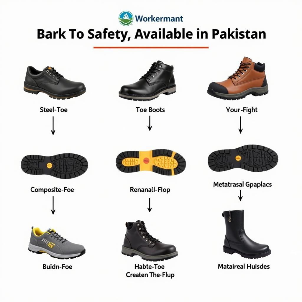 Different Types of Safety Shoes in Pakistan