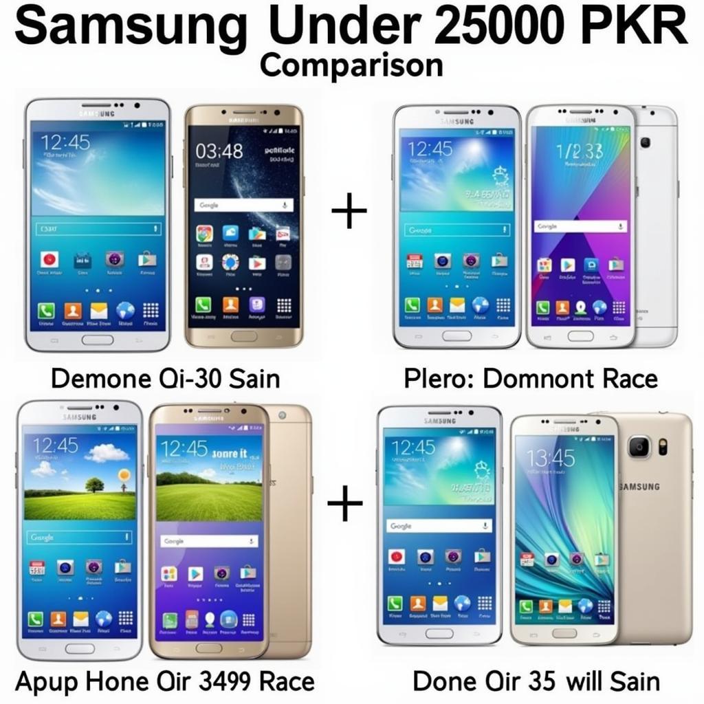 Comparing Samsung Phone User Interfaces Under 25000 PKR