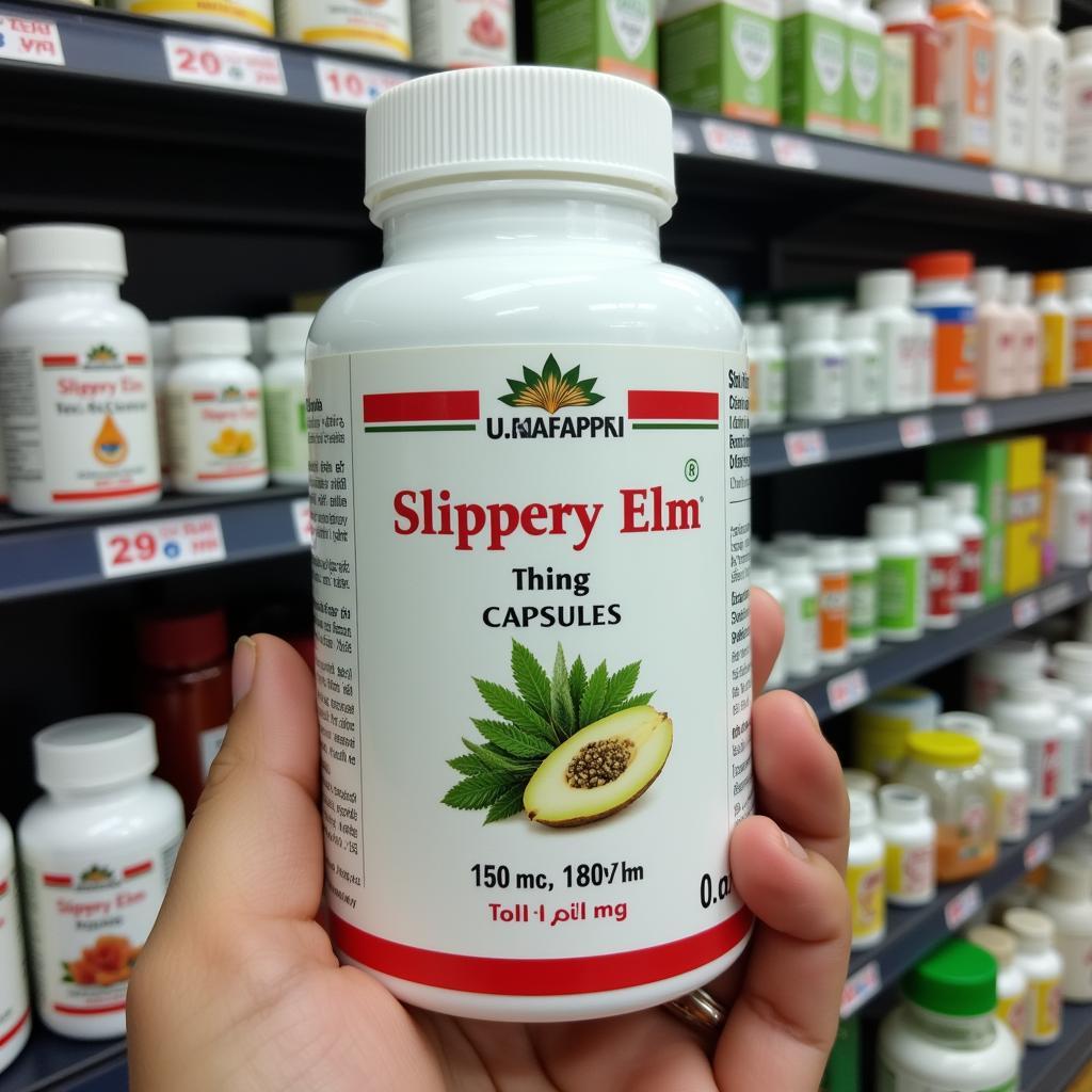 Slippery Elm Capsules Available in Pakistan