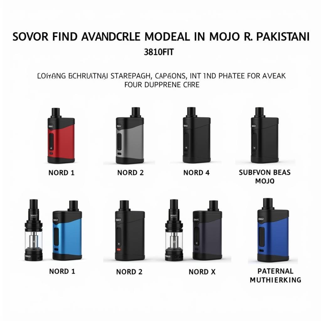 Different Smok Nord Models Available in Pakistan