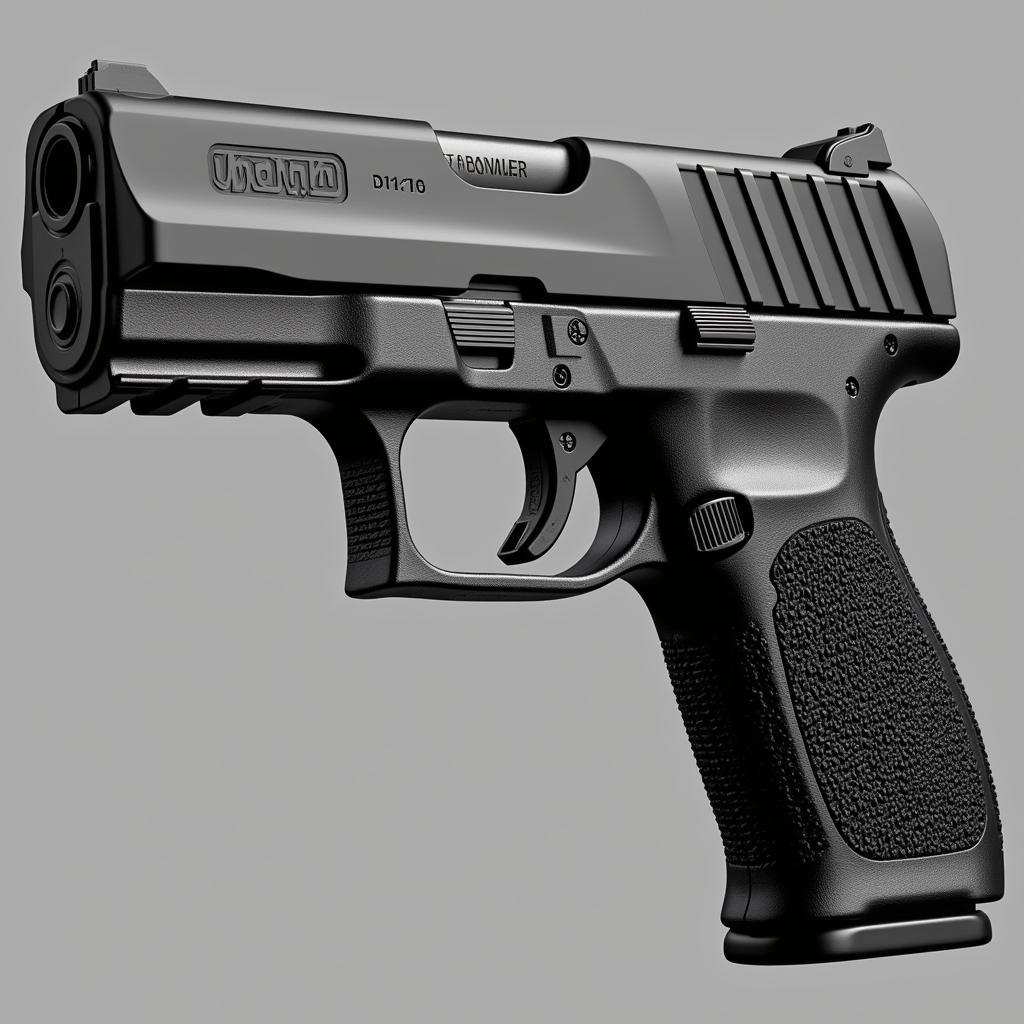 ST 9 Pistol in Pakistan - Close-up view of the handgun, showcasing its features and design.