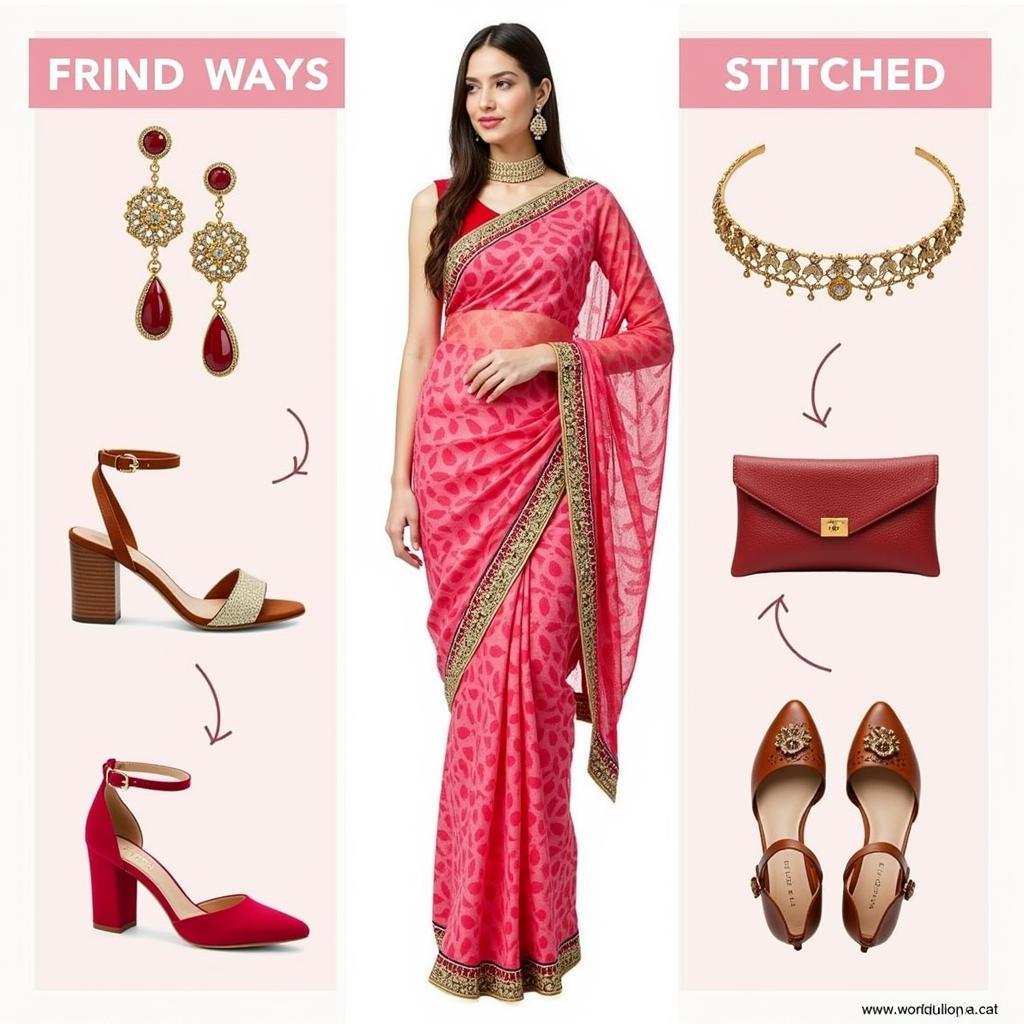 Accessorizing a Stitched Saree