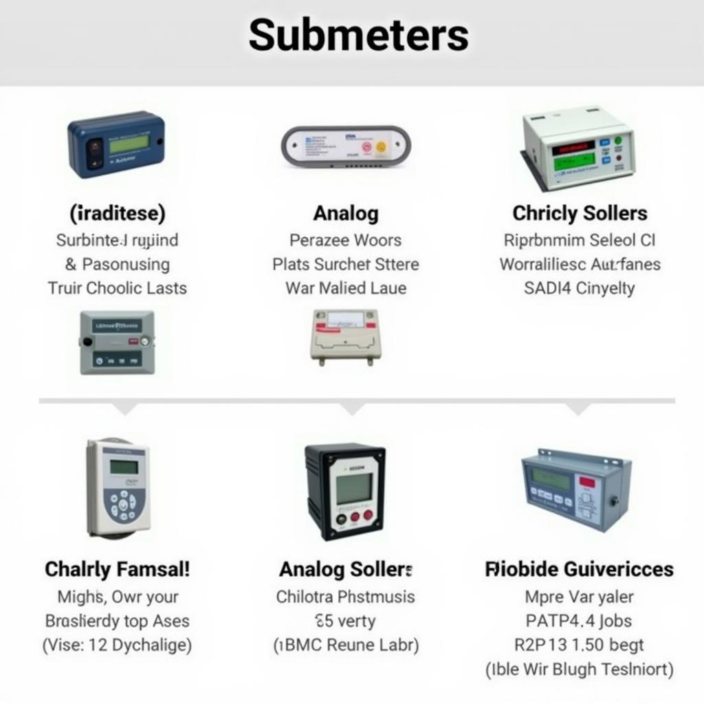 Submeter Types Available in Pakistan