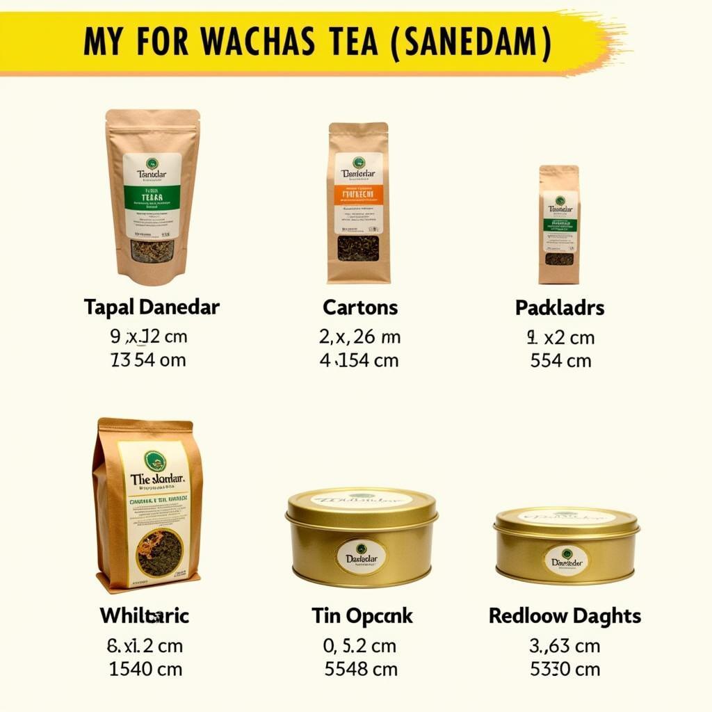 Different packaging options available for Tapal Danedar tea in Pakistan