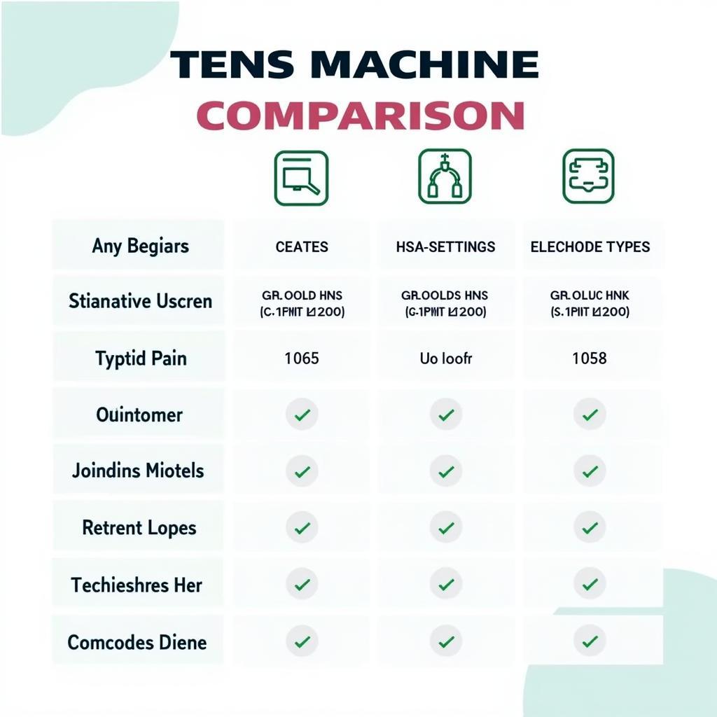 Comparing TENS Machine Features