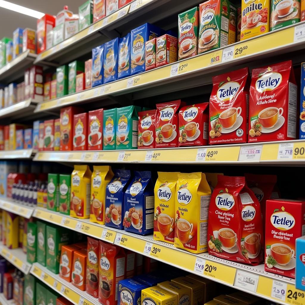 Tetley Tea in a Pakistani Market