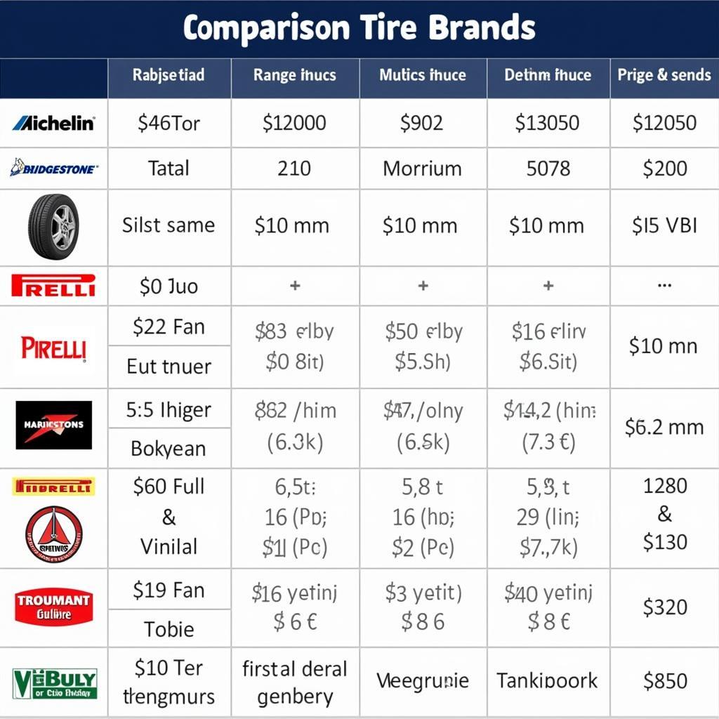 Tire Brand Comparison in Pakistan