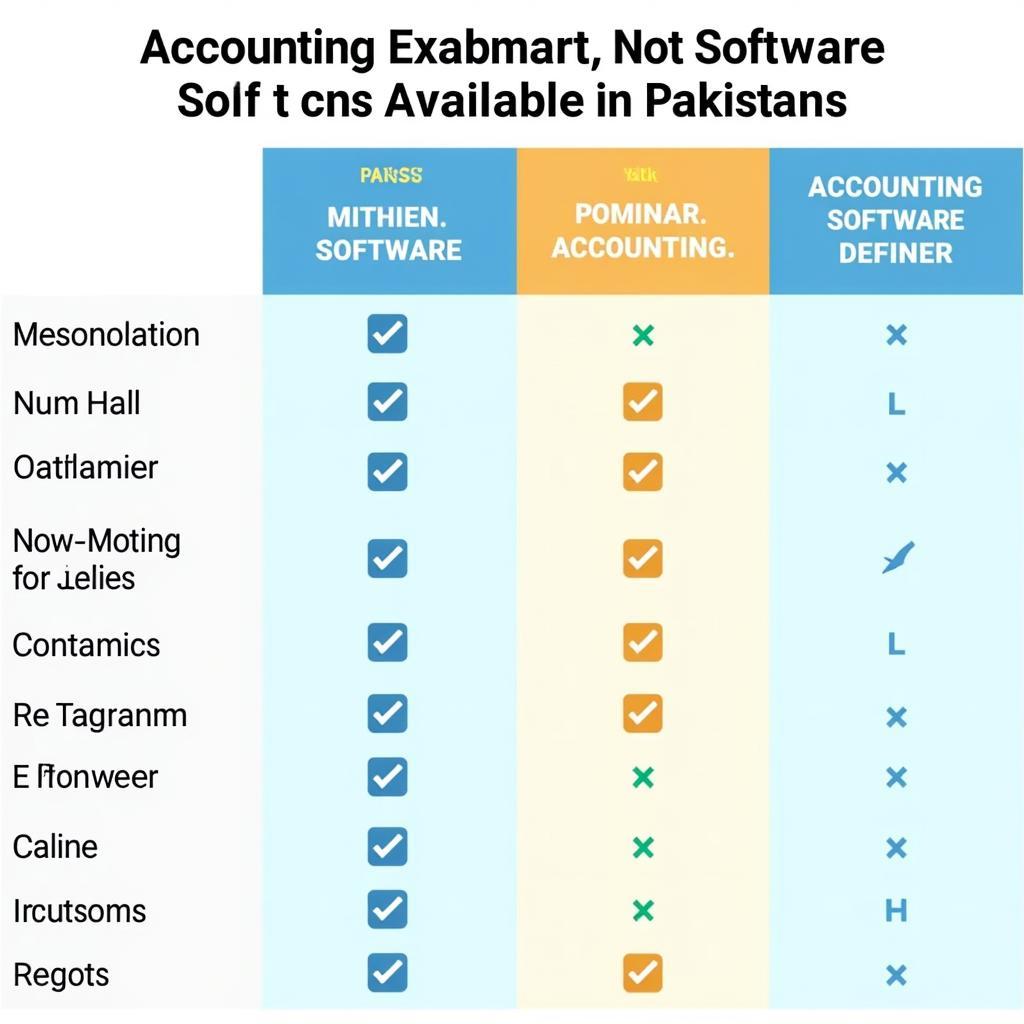 Comparison of top accounting software options in Pakistan