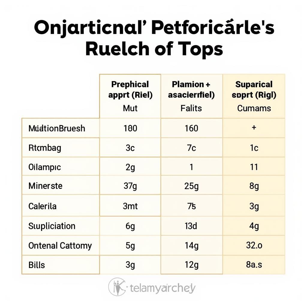 Tops Juice Nutritional Information