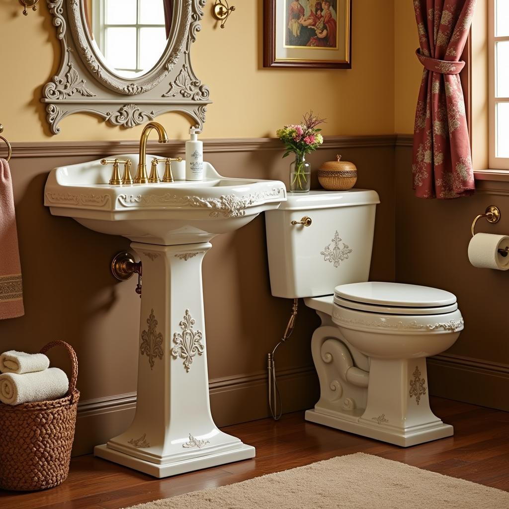 Traditional Pakistani Bathroom Set Design