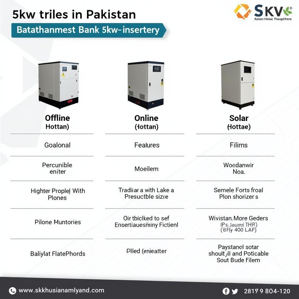 Different Types of 5kw Inverters Available in Pakistan