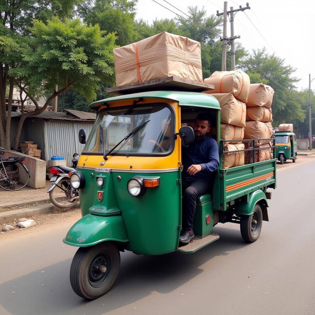 United Loader Rickshaw 200cc Carrying Goods