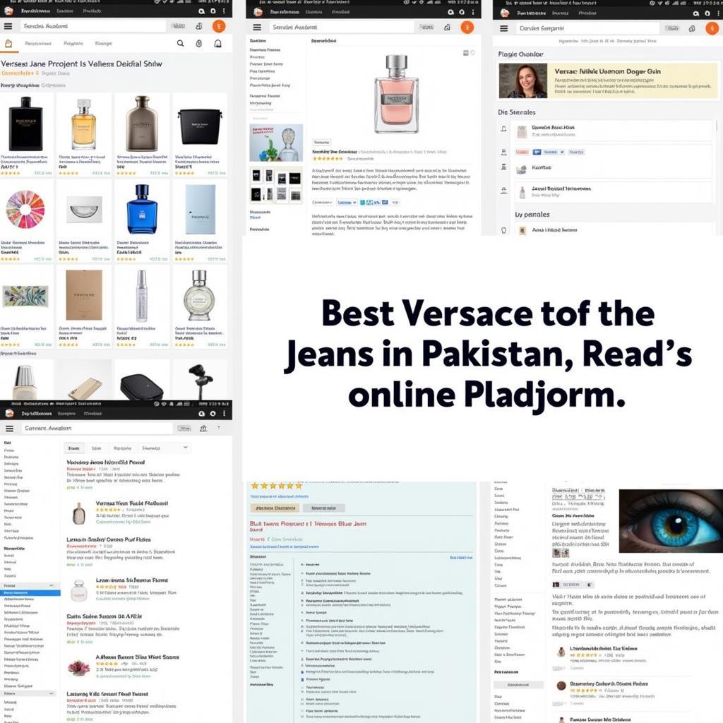 Online stores selling Versace Blue Jeans perfume in Pakistan.