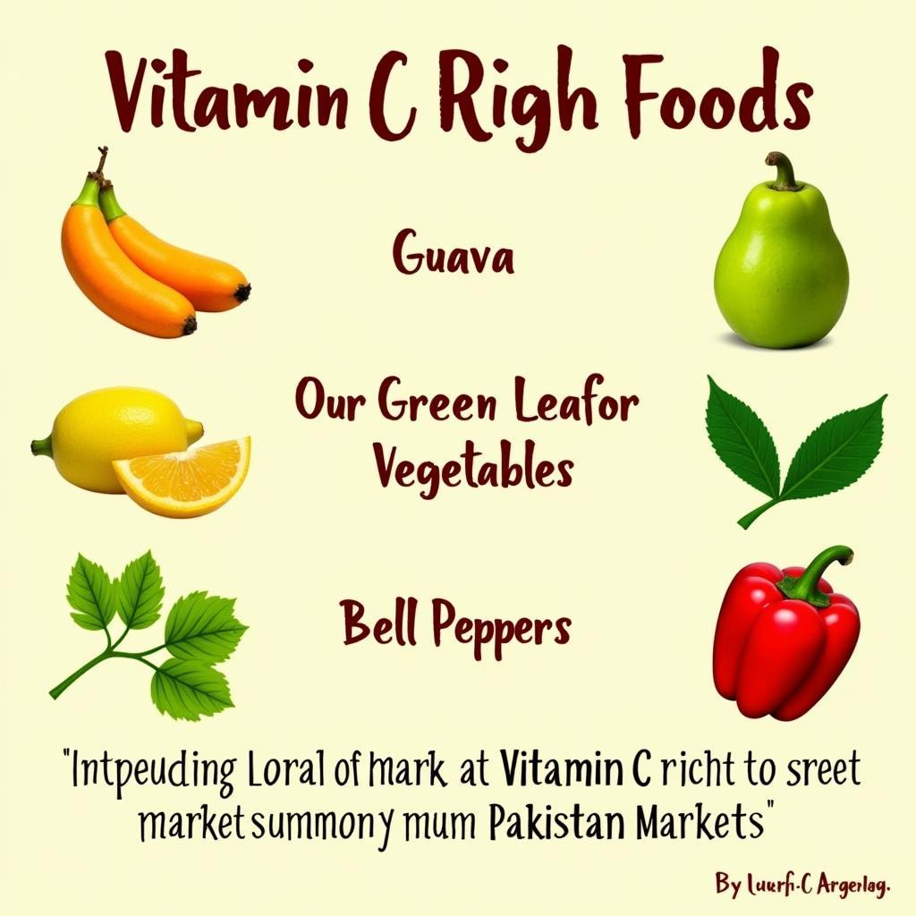 Foods rich in Vitamin C readily available in Pakistan