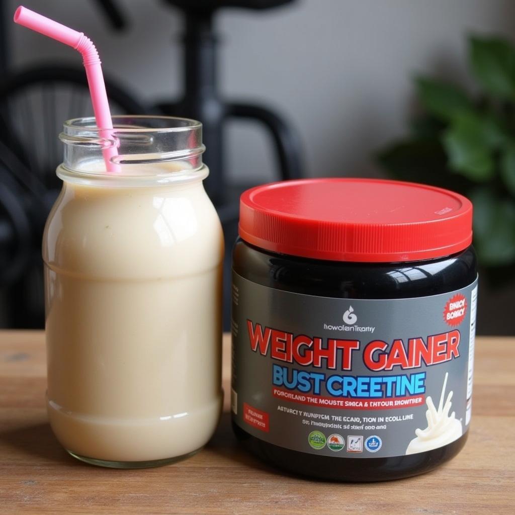 Combining weight gainer with creatine