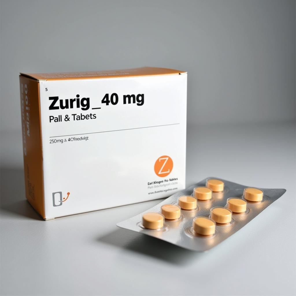 Zurig 40 mg packaging in Pakistan